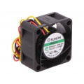 MF40202V1-1000U-G99; Fan: DC; axial; 24VDC; 40x40x20mm; 15.04m3/h; 25.5dBA; Vapo; 7000rpm; SUNON