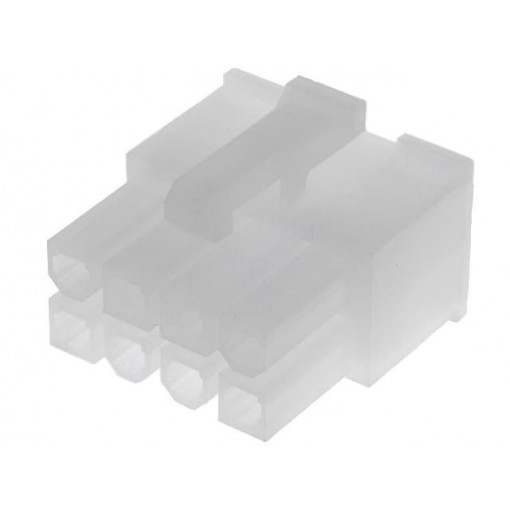 MF42-HF-08; Plug; wire-board; female; MF42; 4.2mm; PIN: 8; w/o contacts; AMPHENOL MF42-HF-08; Plug; wire-board; female; MF42; 4.2mm; PIN: 8; w/o contacts; AMPHENOL