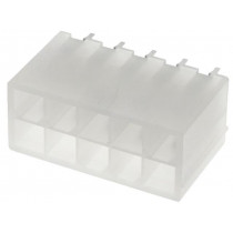 MF42-SD-10; Socket; wire-board; male; MF42; 4.2mm; PIN: 10; THT; 7A; tinned; AMPHENOL