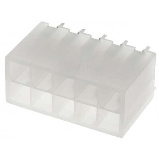 MF42-SD-10; Socket; wire-board; male; MF42; 4.2mm; PIN: 10; THT; 7A; tinned; AMPHENOL