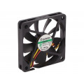 MF60101V1-1000U-G99; Fan: DC; axial; 12VDC; 60x60x10mm; 27.55m3/h; 28.5dBA; Vapo; 4000rpm; SUNON