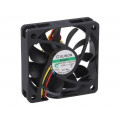 MF60152V1-1000U-G99; Fan: DC; axial; 24VDC; 60x60x15mm; 44.85m3/h; 34.2dBA; Vapo; 4700rpm; SUNON