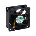 MF60251VX-1000U-G99; Fan: DC; axial; 12VDC; 60x60x25mm; 45.63m3/h; 31.2dBA; Vapo; 5200rpm; SUNON