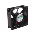 MF80252V1-1000U-A99; Fan: DC; axial; 24VDC; 80x80x25mm; 69.29m3/h; 33dBA; Vapo; 3200rpm; SUNON