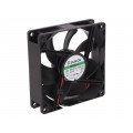 MF92251V2-1000U-A99; Fan: DC; axial; 12VDC; 92x92x25mm; 76.05m3/h; 32dBA; Vapo; 2700rpm; SUNON