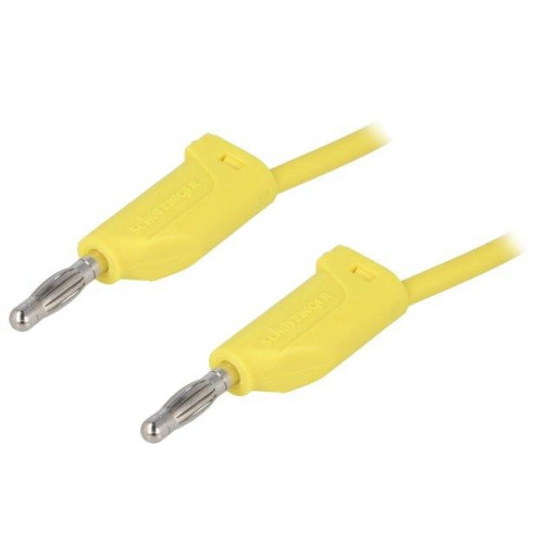 MFK 15/1/50/GE; Test lead; 70VDC; 33VAC; 16A; 4mm banana plug-4mm banana plug; SCHÜTZINGER