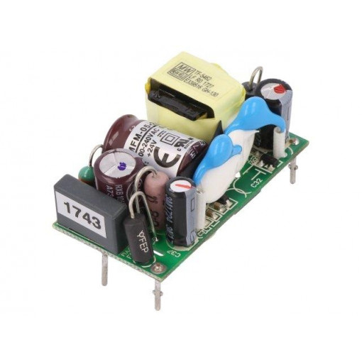 MFM-05-24; Power supply: switched-mode; open; 5W; 80÷264VAC; OUT: 1; 24VDC; MEAN WELL