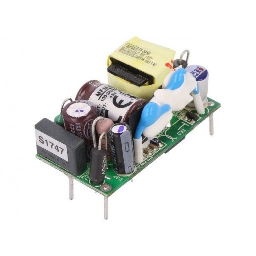 MFM-05-5; Power supply: switched-mode; open; 5W; 80÷264VAC; OUT: 1; 5VDC; 1A; MEAN WELL