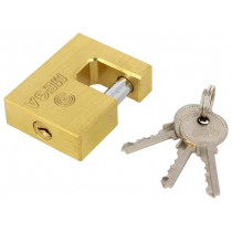 24550; Padlock; hardened shaft; Kind: mandrel; Equipment: 3 keys; gates; MEGA