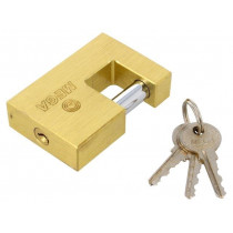 24565; Padlock; hardened shaft; Kind: mandrel; Equipment: 3 keys; gates; MEGA