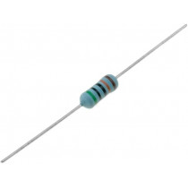 ; Resistor: metal glaze; THT; 500kΩ; 1W; ±1%; axial; ROYAL OHM
