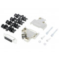 MHD45PK15-DB15SK; D-Sub; PIN: 15; plug; female; angled 45°; soldering; for cable; MH CONNECTORS MHD45PK15-DB15SK; D-Sub; PIN: 15; plug; female; angled 45°; soldering; for cable; MH CONNECTORS