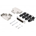 MHD45PK25-DB25PK; D-Sub; PIN: 25; plug; male; angled 45°; soldering; for cable; MH CONNECTORS MHD45PK25-DB25PK; D-Sub; PIN: 25; plug; male; angled 45°; soldering; for cable; MH CONNECTORS
