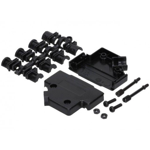 MHD45PPK25-K; Enclosure: for D-Sub connectors; D-Sub 25pin,D-Sub HD 44pin; MH CONNECTORS