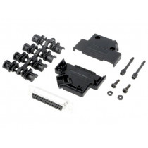 MHD45PPK25DB25SK; D-Sub; PIN: 25; plug; female; angled 45°; soldering; for cable; MH CONNECTORS