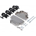 MHD45ZK50-K; Enclosure: for D-Sub connectors; D-Sub 50pin,D-Sub HD 78pin; MH CONNECTORS MHD45ZK50-K; Enclosure: for D-Sub connectors; D-Sub 50pin,D-Sub HD 78pin; MH CONNECTORS