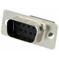 MHDBC9SP; D-Sub; PIN: 9; plug; male; for cable; Type: w/o contacts; 3A; 250V; MH CONNECTORS
