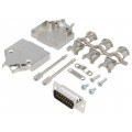 6355-0006-02; D-Sub; PIN: 15; plug; male; straight; soldering; for cable; black; ENCITECH 6355-0006-02; D-Sub; PIN: 15; plug; male; straight; soldering; for cable; black; ENCITECH