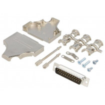 6355-0006-03; D-Sub; PIN: 25; plug; male; straight; soldering; for cable; black; ENCITECH 6355-0006-03; D-Sub; PIN: 25; plug; male; straight; soldering; for cable; black; ENCITECH