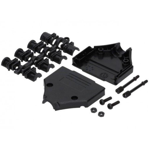 MHDPPK25-K; Enclosure: for D-Sub connectors; D-Sub 25pin,D-Sub HD 44pin; MH CONNECTORS