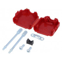 MHDPPK9-R-K; Enclosure: for D-Sub connectors; D-Sub 9pin,D-Sub HD 15pin; MH CONNECTORS