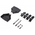 MHDTPPK25-K; Enclosure: for D-Sub connectors; straight; shielded; UNC4-40; MH CONNECTORS MHDTPPK25-K; Enclosure: for D-Sub connectors; straight; shielded; UNC4-40; MH CONNECTORS