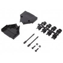 MHDTPPK25-K; Enclosure: for D-Sub connectors; straight; shielded; UNC4-40; MH CONNECTORS