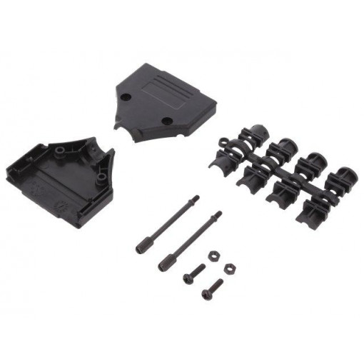 MHDTPPK25-K; Enclosure: for D-Sub connectors; straight; shielded; UNC4-40; MH CONNECTORS