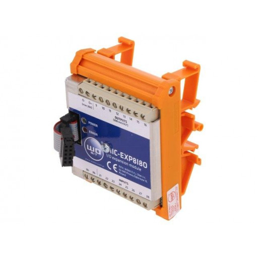 ; Extension; 5÷50°C; IN: 8; OUT: 8; IP20; 30VDC; Out: transistor; 