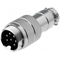 MIC347; Plug; microphone; male; PIN: 7; for cable; straight; NINIGI