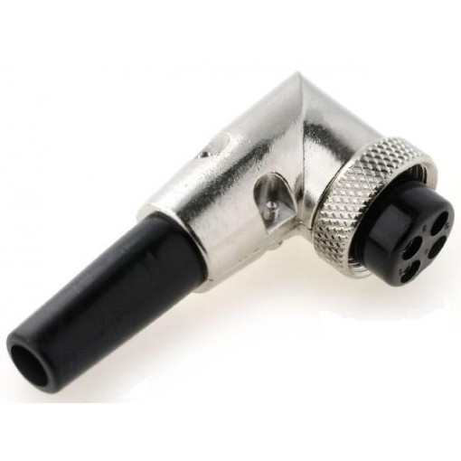 MIC364; Plug; microphone; female; PIN: 4; with strain relief; for cable; NINIGI