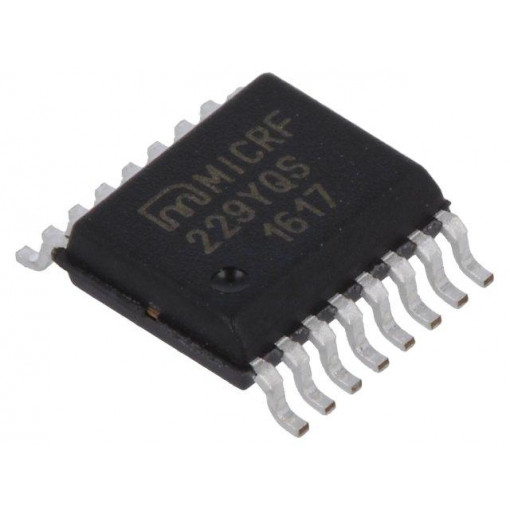 MICRF229YQS; Integrated circuit: RF  receiver; serial,transparent; QSOP16; MICROCHIP TECHNOLOGY