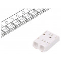 MICROCON-SMD-2PS 88168038; Connector: plug-in; MICROCON; 4mm; ways: 2; 0.2÷0.75mm2; 6A; SMT; ELECTRO TERMINAL