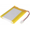 LI-POLYMER BATTERY 3.7V 2000MAH; Re-battery: Li-Po; 3.7V; 2000mAh; leads with plug; 6.7x44x63mm; MIKROELEKTRONIKA