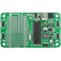 READY FOR PIC (DIP28); Dev.kit: Microchip PIC; Family: PIC18; prototyping area; MIKROELEKTRONIKA READY FOR PIC (DIP28); Dev.kit: Microchip PIC; Family: PIC18; prototyping area; MIKROELEKTRONIKA