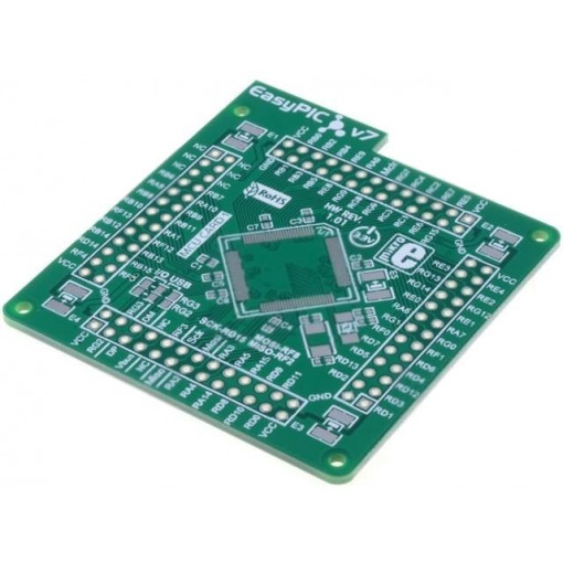 EASYPIC FUSION V7 EMPTY MCUCARD1 100 PT; Multiadapter; prototype board; MIKROELEKTRONIKA