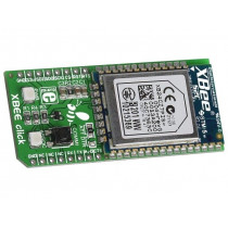 XBEE CLICK; Click board; XBee; I2C,ISP,PWM,UART; XB24CZ7PIS-004; 3.3VDC; MIKROELEKTRONIKA