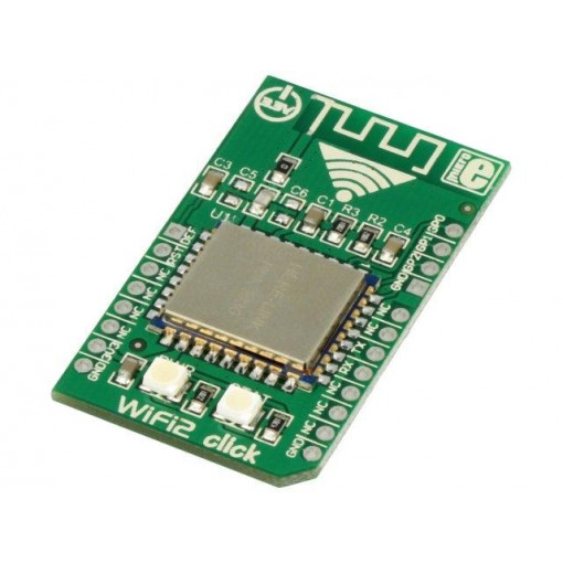 WIFI2 CLICK; Click board; WiFi; UART,WiFi; HLK-M30; mikroBUS connector; 3.3VDC; MIKROELEKTRONIKA