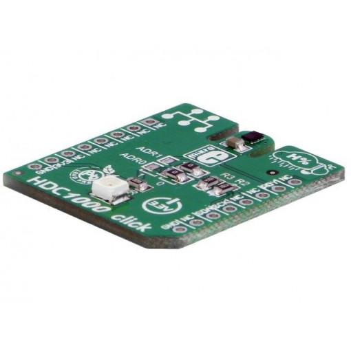 HDC1000 CLICK; Click board; humidity/temperature sensor; I2C; HDC1000; 3.3VDC; MIKROELEKTRONIKA