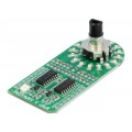 ROTARY Y CLICK; Click board; rotary encoder,LED matrix; SPI; EC12D; 3.3/5VDC; MIKROELEKTRONIKA