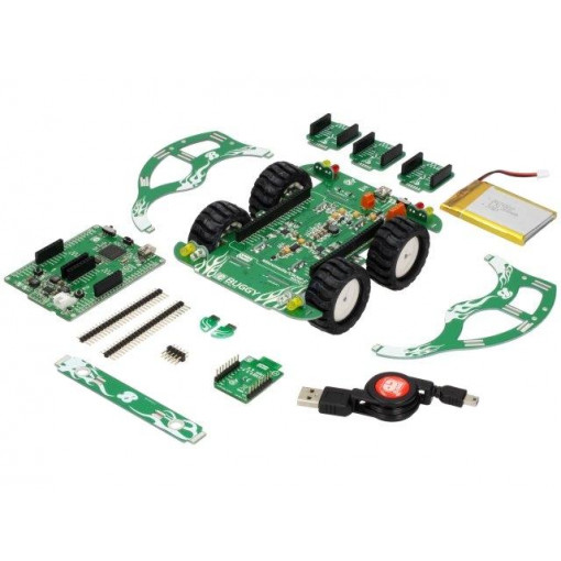 BUGGY + CLICKER 2 FOR FT90X + BLUETOOTH; Dev.kit: FT32 FTDI; MIKROELEKTRONIKA BUGGY + CLICKER 2 FOR FT90X + BLUETOOTH; Dev.kit: FT32 FTDI; MIKROELEKTRONIKA
