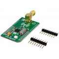 NRF S CLICK; Click board; RF transceiver; SPI; nRF24L01P; 3.3VDC; MIKROELEKTRONIKA