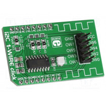 I2C 1 WIRE CLICK; Click board; converter; 1-wire,I2C; DS2482-800; 3.3/5VDC; MIKROELEKTRONIKA
