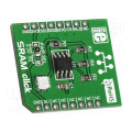 SRAM CLICK; Click board; SRAM memory; SPI; 23LC1024; mikroBUS connector; MIKROELEKTRONIKA