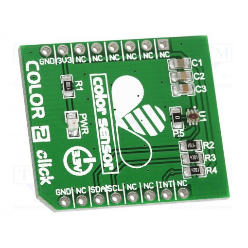 COLOR2 CLICK; Click board; colour sensor; I2C; ISL29125; mikroBUS connector; MIKROELEKTRONIKA