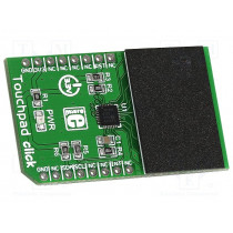TOUCHPAD CLICK; Click board; touchpad; I2C; MTCH6102; mikroBUS connector; 3.3VDC; MIKROELEKTRONIKA