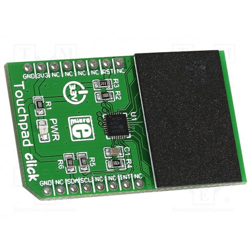 TOUCHPAD CLICK; Click board; touchpad; I2C; MTCH6102; mikroBUS connector; 3.3VDC; MIKROELEKTRONIKA