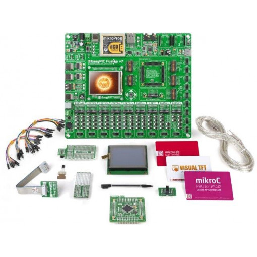 MIKROLAB FOR PIC32; Dev.kit: Microchip PIC; Family: PIC32; MIKROELEKTRONIKA