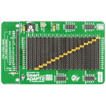 SMARTADAPT2GLCD; Expansion board; screw terminal,IDC10 x4; prototype board; MIKROELEKTRONIKA