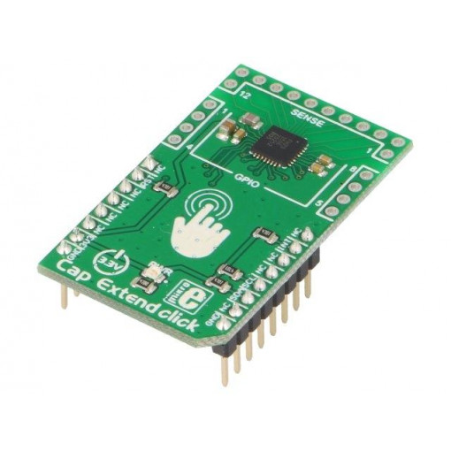 CAP EXTEND CLICK; Click board; proximity sensor,12-button capacitive keypad; I2C; MIKROELEKTRONIKA